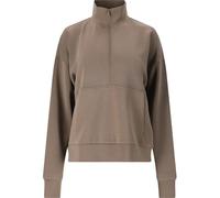 Sweatshirt demi-zippé femme Athlecia Jillnana Beige 42