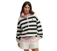 Sweatshirt demi-zippÃ©e femme Superdry Studios Half Blanc 2XS