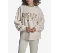 Sweatshirt DKNY Graffiti NY blanc femme - XS