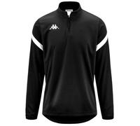 Sweatshirt Dolvole pour Homme - Noir blanc - KAPPA - Manches longues - Col montant L
