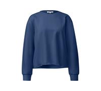Sweatshirt doux avec dÃ©tail imprimÃ©, coupe dÃ©contractÃ©e femme s.Oliver Bleu 34