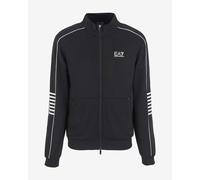 Sweatshirt EA7 Core Identity Full Zip noir blanc - S