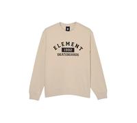 Element Home Team Sweatshirt Beige S Homme