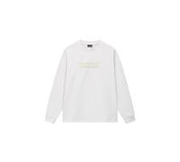 Sweatshirt en cotton Napapijri Box Logo Blanc M