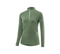 Loeffler Transtex® Merino Half Zip Long Sleeve T-shirt Vert 40 Femme