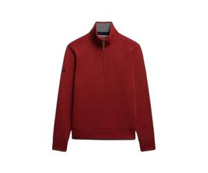 Sweatshirt en piquÃ© Ã col zippÃ© Superdry Essential Rouge XL