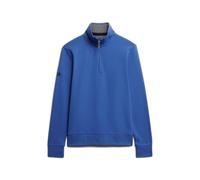 Superdry Essential Pique Half Zip Sweatshirt Bleu XL Homme