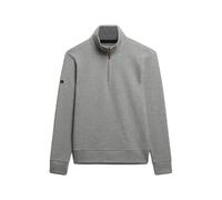 Superdry Essential Pique Half Zip Sweatshirt Gris M Homme