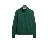 Sweatshirt en piqué à col zippé Superdry Essential Vert 2XL