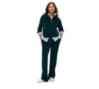 Sweatshirt en velours Ã col zippÃ© femme Superdry Vert S