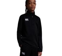 Sweatshirt enfant Canterbury Club ¼ zip Noir 6 ans