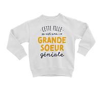 Sweatshirt Enfant Cette Fille est Une Grande Soeur Géniale Famille