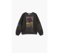 Sweatshirt enfant Desigual Marvel Spider Gris 7/8 ans