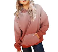 Sweatshirt Enfant Fille Confortable Elégant Sportswear Ample Chaud Sweat Capuche Printemps et Automne Décontracté Pull Vêtement Hiver Gym Jogging Running Course Survêtement pour Bebe Filles 2-7 Ans
