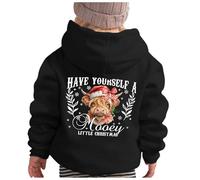 Sweatshirt Enfant Fille Confortable Elégant Sportswear Zippé Veste Polaire Doublée Hoodie Décontracté Manches Longues Tops Oversize en Gym Jogging Running Course Survêtement pour Enfants 2-7 Ans