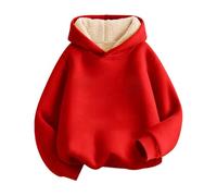 Sweatshirt Enfant Fille - Sweat Basics Motif placé Fille Zippé Veste Polaire Doublée Hoodie Polaire avec Fermeture Éclair Fille Pullover Sweatshirt Hiver Automne et Printemps Enfant Ado 5-15 Ans