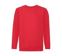 Sweatshirt enfant Fruit of the Loom Classic Rouge 3/4 ans