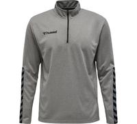 Sweatshirt enfant Hummel demi-zip hmlAUTHENTIC Gris 6 ans