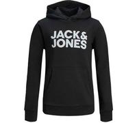 Sweatshirt enfant - Jack & Jones - Corp Logo - Noir - Manches longues - Col capuche 140 cm