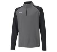 Puma Sweat zippé TeamLIGA 14 Zip Top Jr Smoked Pearl-Puma White Taille 9-10 ans/140