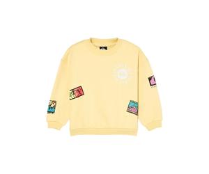Sweatshirt enfant Quiksilver Hippie Jump Crew Jaune 6 ans