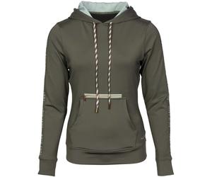 Sweatshirt équitation à capuche femme Harry's Horse Just Ride Vert 2XL