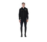 Sweatshirt équitation à capuche Full zip Equestro Scuderia Noir S