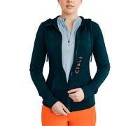 Sweatshirt équitation à capuche full zip femme Cieli Equestrian Willow Vert L