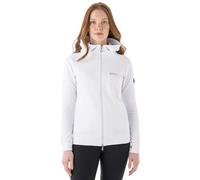 Sweatshirt équitation à capuche full zip femme Equiline Debra Strass Blanc XL