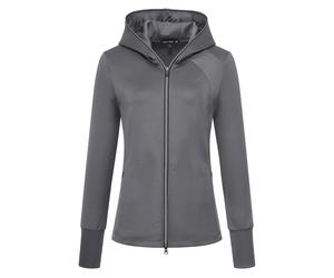 Sweatshirt équitation full zip à capuche femme Euro-Star Giulia Gris M