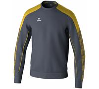 Erima Fonctionnel Sweat-Shirt Evo Star (1072416) Mixte, Slate Grey/Jaune, M