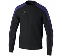 Erima Fonctionnel Sweat-Shirt Evo Star (1072418) Mixte, Noir/Ultra Violet, M