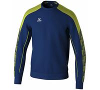 Erima Fonctionnel Sweat-Shirt Evo Star (1072420) Mixte, New Navy/Lime, S