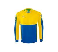 Erima Mixte Sweat-shirt Six Wings, New Royal/Jaune, 3XL EU