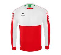 Erima - Six Wings - Sweat-Shirt -Unisexe - Rouge/Blanc - M