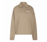 Adidas Essentials Linear Fleece Polo Sweatshirt Marron XS Femme