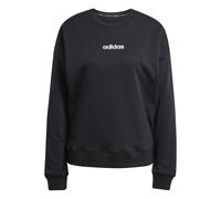 Adidas Sweatshirt femme Essentials Linear French Terry Noir/Blanc L