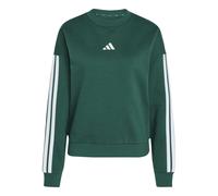 Adidas Essentials 3 Stripes Fleece Sweatshirt Vert L Femme