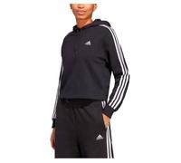 Sweatshirt Femme ADIDAS IC8767 W 3S FT CR HD - Noir/Blanc - Taille S - Manches longues - Col capuche XS