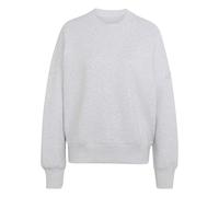 adidas Femme Soft Lux Loose Sweatshirt, Light Grey Heather, XXL