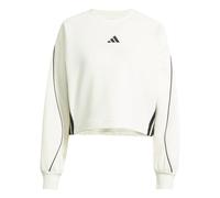 Sweatshirt femme adidas Stadium 3 Stripes Blanc M