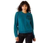 Sweatshirt femme Ariat Essential Sendero West is Best Bleu 2XL