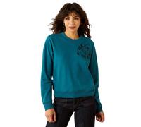 Sweatshirt femme Ariat Essential Sendero West is Best Bleu M
