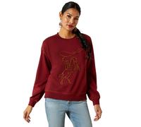 Sweatshirt femme Ariat Lasso Rouge S