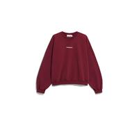 Sweatshirt femme Armedangels GMT Dye Rouge XL