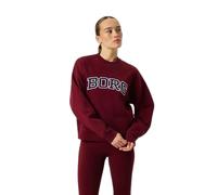 Sweatshirt femme Björn Borg Borg Boyfriend Rouge S