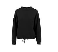 Build Your Brand Ladies Oversize Crewneck, Veste de survêtement Femme, Black, L - BY058-00007-0042