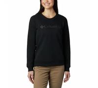Columbia Logo Crew Sweatshirt Noir S Femme