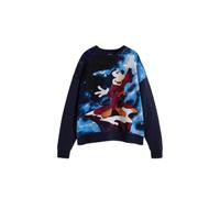 Sweatshirt femme Desigual Fantasy Mickey Bleu S