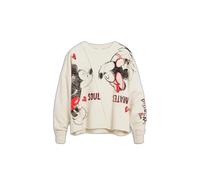 Sweatshirt femme Desigual Mickey Beige XL
